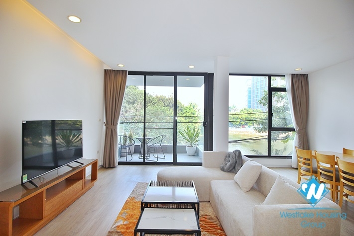 Lovely and charming 2-nd floor apartment for rent in Tay Ho, Ha Noi